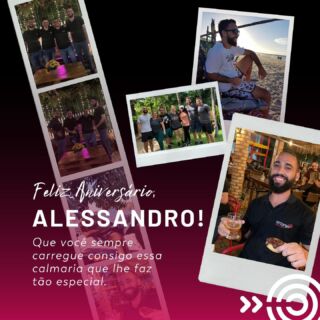 Hoje celebramos a vida do nosso colaborador Alessandro Soares! 

É gratificante comemorar essa data ao seu lado, que essa seja a primeira de muitas comemorações juntos! 💗

Desejamos todo sucesso, amor, felicidade e praiazinha 🥳🎂🏝️